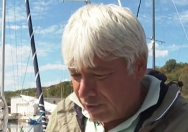 Капитанът Стоян Попчев който падна от яхта по време на