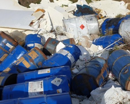 Арест заради изхвърлени тонове опасни отпадъци край София