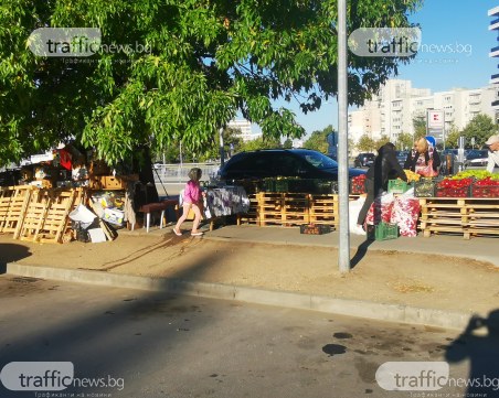 Незаконен пазар расте на Пещерско шосе: хигиена – нулева, такси и данъци – никакви