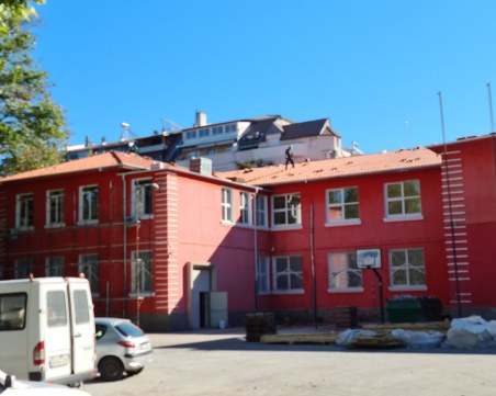 Новият покрив на ОУ