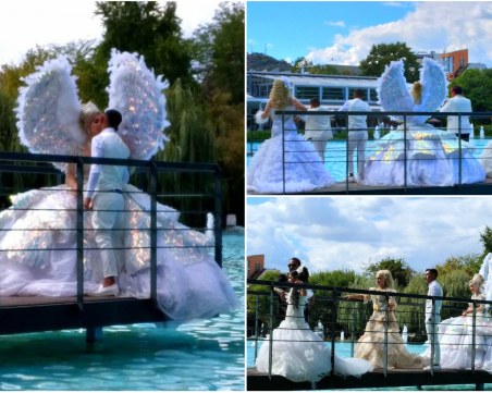 Атракция в Пловдив! Ромски ангел слезе на земята, за да се омъжи под тепетата