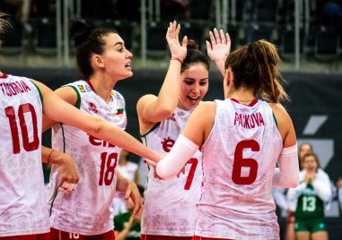 Женският национален отбор по волейбол взе гейм на олимпийския шампион