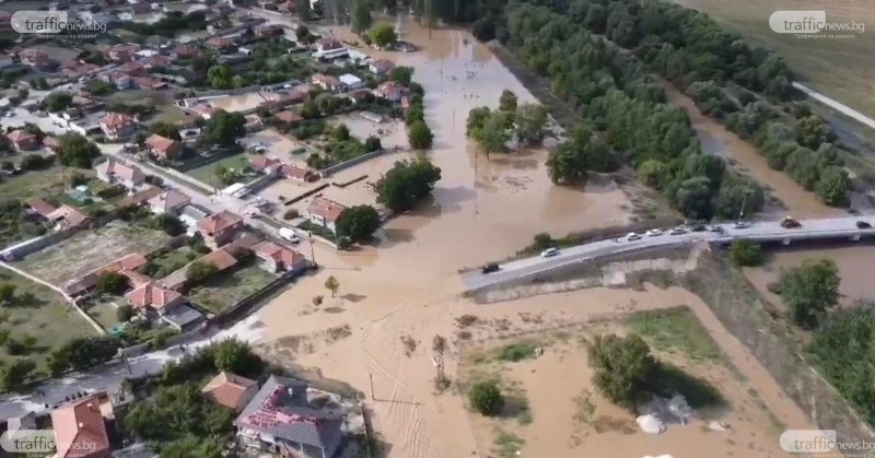 Близо 4500 дка земеделски земи са засегнати от наводнението в Карловско