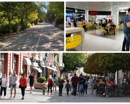 Пловдивчани напълниха Капана и Главната в изборния ден, Гребната и парковете - пусти