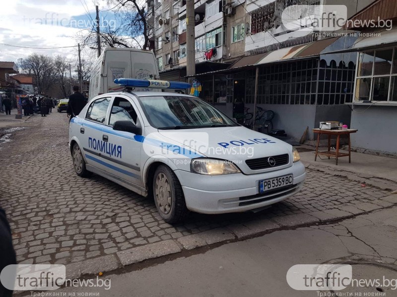 Мъж бе задържан за неподчинение на полицейско разпореждане в Пловдив.