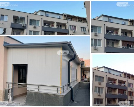 Съставиха протокол за незаконно строителство на брокера, който си дострои стая на покрива