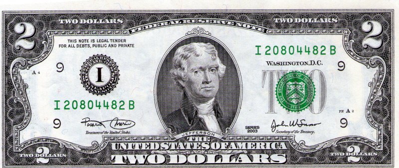 Просто суеверия или банкнотата от 2 долара наистина е прокълната