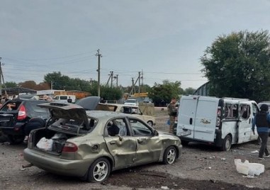 Ракетен удар в Запорожие, има загинали}