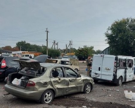 Ракетен удар в Запорожие, има загинали