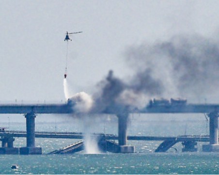 ГДБОП иззе документи от Свободна зона - Русе във връзка с взрива на Кримския мост