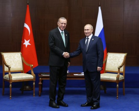 Путин предложи на Ердоган изграждането на газов хъб в Турция