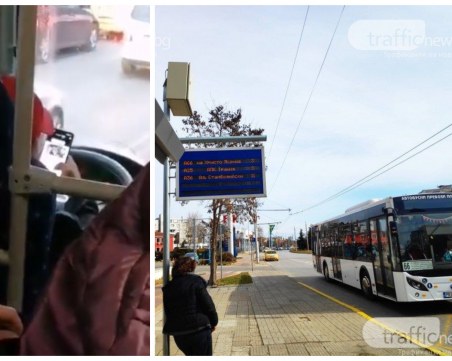 Абсурдна безотговорност! На косъм от инцидент заради зависим от Tik-Tok шофьор на градския в Пловдив