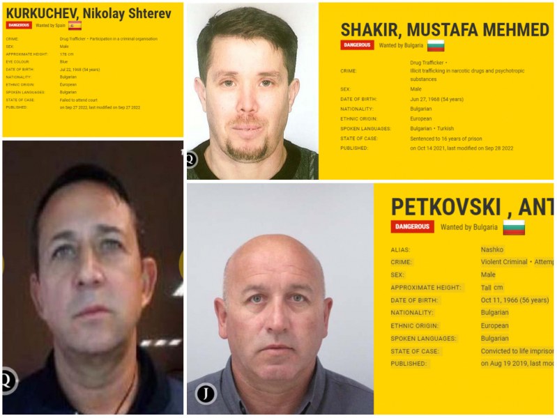 След ареста на Митев: Кои са най-издирваните българи от Европол?