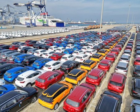 Ръст от 55,5% в износа на автомобили от Китай за първите девет месеца