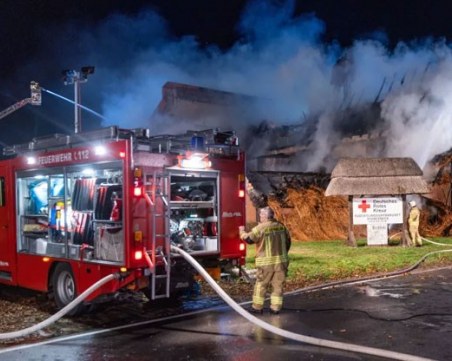 Запалиха приют за украински бежанци в Германия