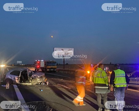 Четири жени са в болница след тежката катастрофа на АМ „Тракия”, отбиват движението