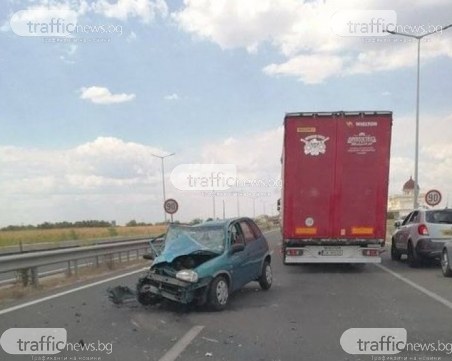 Мъж пострада сериозно при катастрофа край Асеновград, откаран е в болница