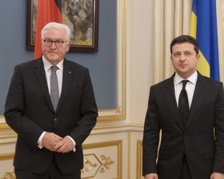 Въздушна тревога в Украйна, германският президент се скри в бомбоубежище