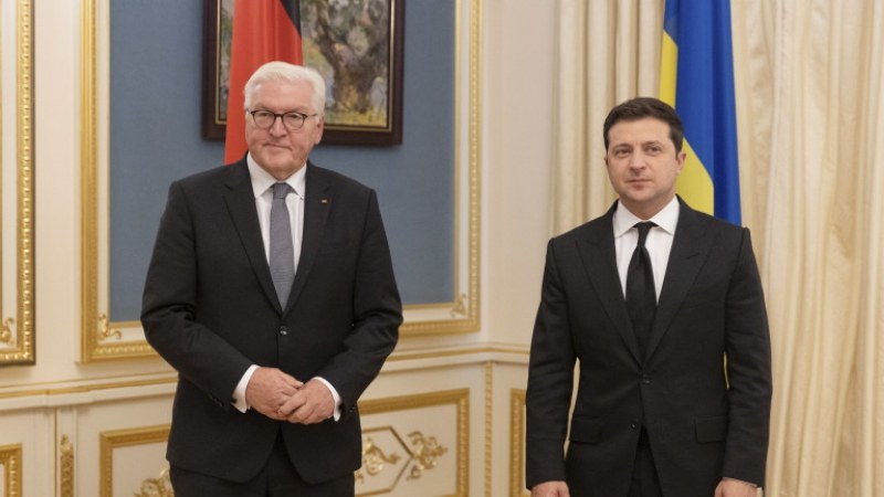 Германският президент Франк-Валтер Щайнмайер посети Украйна за първи път от