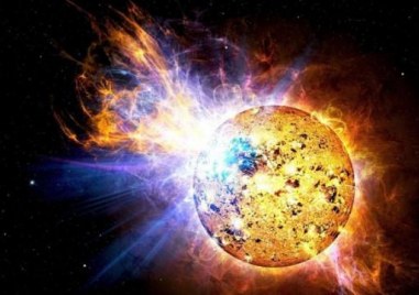 Слънцето ни се усмихна днес в много интересна поза Усмивката