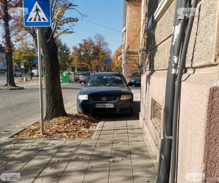 Докога шофьори ще превръщат пловдивските тротоари в паркинг?