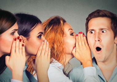 Да се говори за гърба на някого може да изглежда