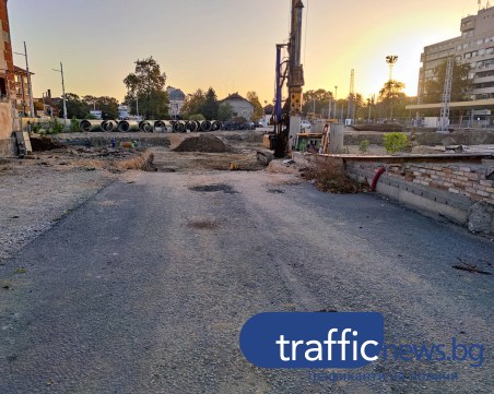 Затварят част от две основни улици в Пловдив за 6 месеца заради пробива на Централна гара