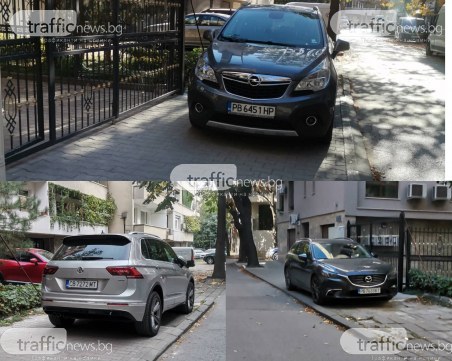 Без гараж, но с паркомясто: Пловдивчани не спират да ползват тротоари като паркинг