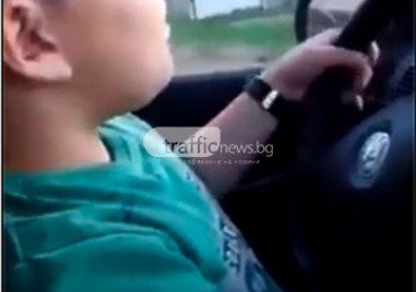 Хванаха 14 годишно дете от Цар Калоян да шофира по главен път  съобщиха от полицията Проверката