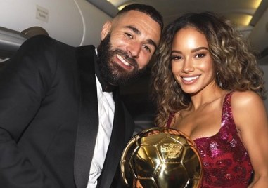 Носителят на Златна топка за тази година Карим Бензема и