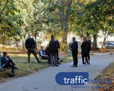 Акция в пловдивски парк, задържаха младежи за кражба на телефон
