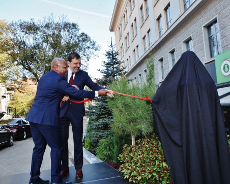 Откриха първия паметник на Нелсън Мандела в България