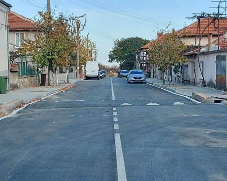Приключи работата по един от най-големите улични ремонти в Първенец