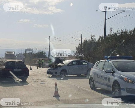 Тежка катастрофа край Пловдив: Отклоняват движението към АМ 