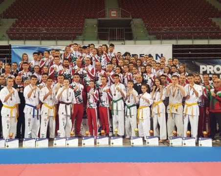 Пловдивските каратеки се върнаха с 14 медала от Европейското