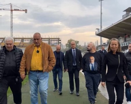 Бойко Борисов за трибуна „Бесика”: Красота! Ще станат и четирите трибуни