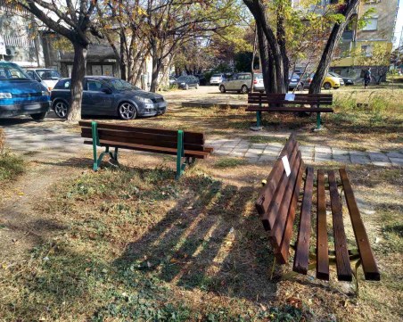 Облагородиха междублоково пространство в район „Северен