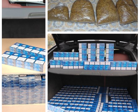 Служителите на реда в Карлово иззеха голямо количество контрабандни цигари