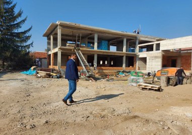 Изграждането на новата сграда на ДГ Синчец в село Браниполе