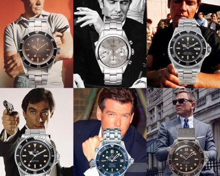 Часовниците на знаменитостите: Актьорите, изиграли Агент 007