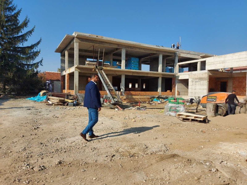 Изграждането на новата сграда на ДГ Синчец“ в село Браниполе