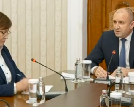 Нинова към Радев: Няма да подкрепим мандат на ГЕРБ, бихме разговаряли с ПП