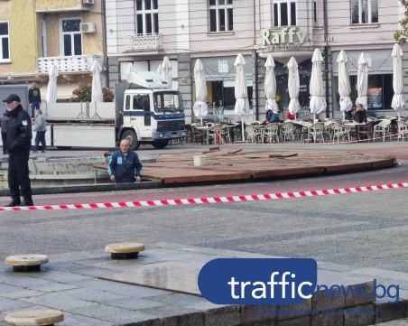 Започна подготовката за поставянето на Коледната елха в Пловдив