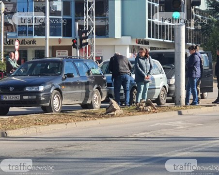Верижна катастрофа на кръстовище в Кючука