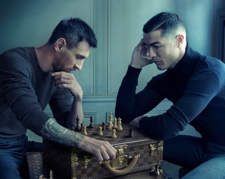 Снимката на Роналдо и Меси, която подлуди света