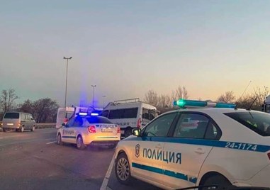 Катастрофа с пострадал полицай на Околовръстното шосе в София след гонка