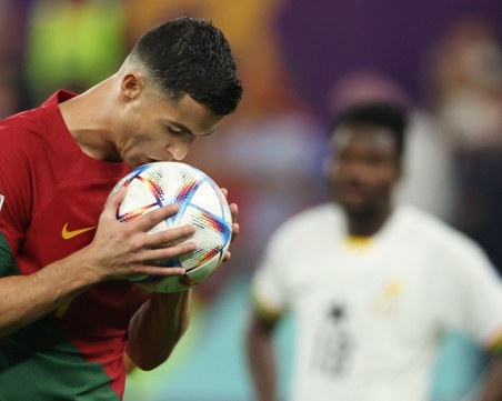 Уникален рекорд на Роналдо след гола му срещу Гана