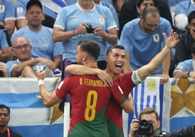 Португалия победи с 2 0 Уругвай след две попадения на Бруно