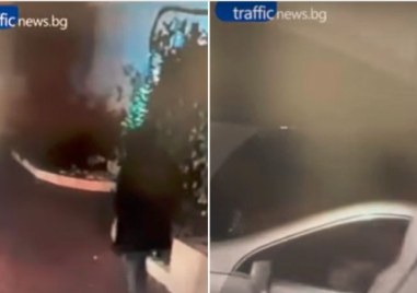 Охранителна камера е запечатала кражбата на автомобил снощи в Пловдив