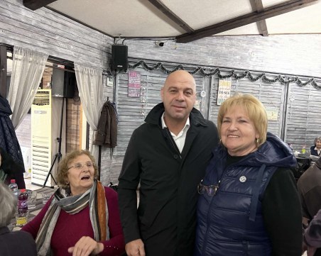 Костадин Димитров сподели празник на Клуба на инвалида в „Тракия”